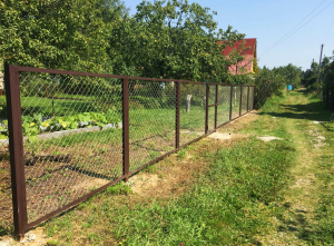 Металлический забор 1,5 м*26 м